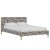 Textile Norah Platform Bed in Mustard Plum Leopard, Queen For Sale - Image 7 of 7