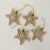 Handmade Crochet Cotton Starfish Ornaments S/4 For Sale - Image 4 of 4