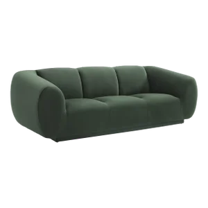 Emmet Forest Green Velvet Sofa