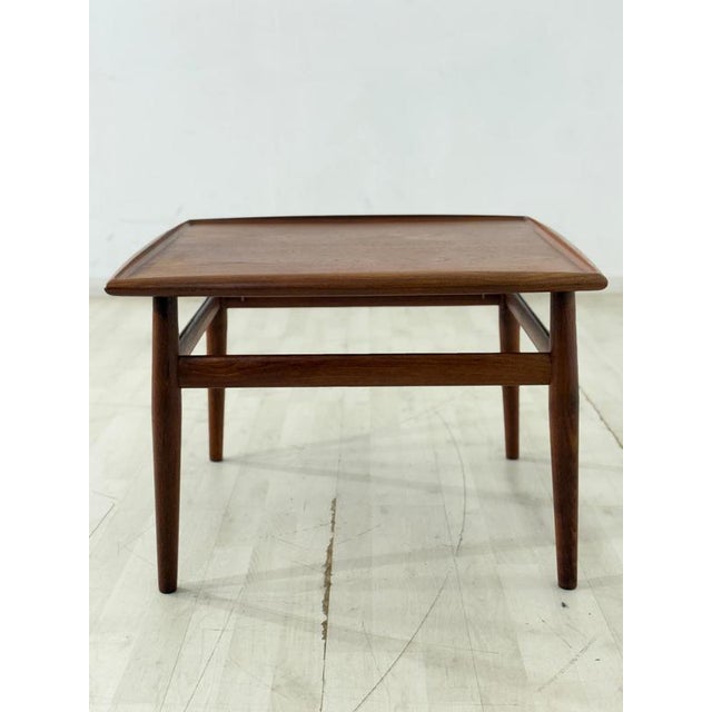 Brown Mid-Century Danish Teak Coffee Table by Grete Jalk for Glostrup Møbelfabrik, 1960s For Sale - Image 8 of 11