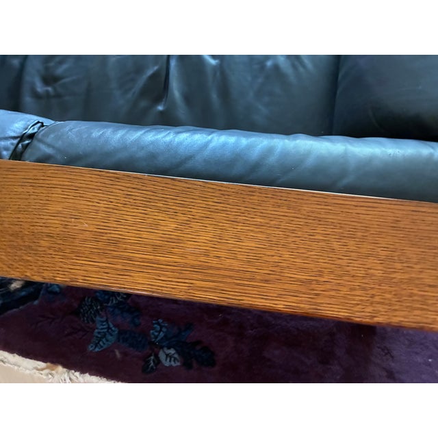 2000 - 2009 Mission Style Loveseat - Amish Made For Sale - Image 5 of 10