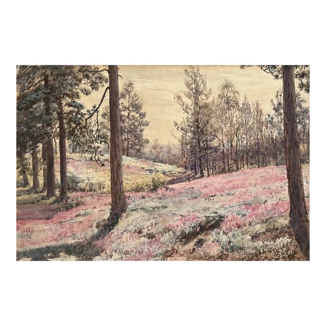 Heather and Pine – Sussex, England, 1896 For Sale