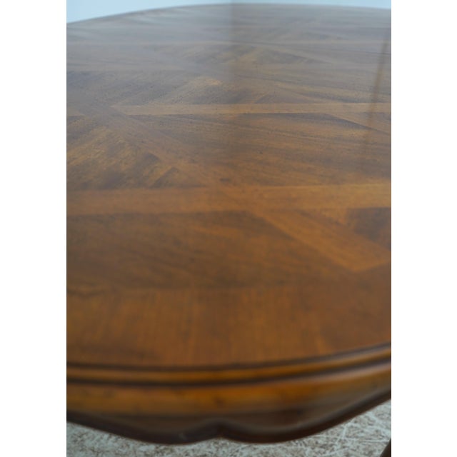 Baker French Walnut Dining Room Table For Sale - Image 16 of 18