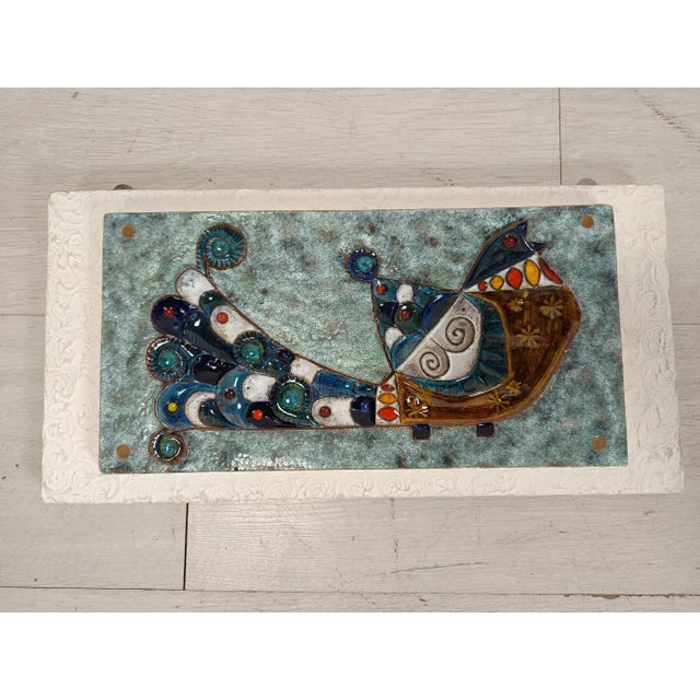 Vintage Ceramic Panel by Roland Zobel, 1960s For Sale - Image 13 of 13
