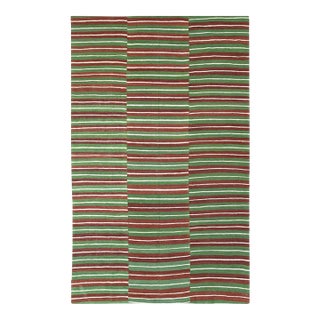 Galerie Shabab Collection Mid-20th Century Handmade Turkish Flat-Weave Kilim Room Size Accent Rug For Sale