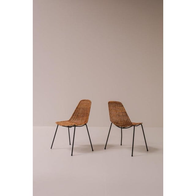 Basket Chairs by Gian Franco Legler, 1951, Set of 6 For Sale - Image 15 of 18