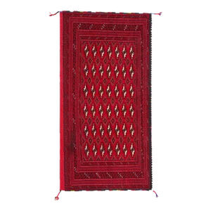 Vintage Red Persian Turkoman Rug -02'04 X 04'06