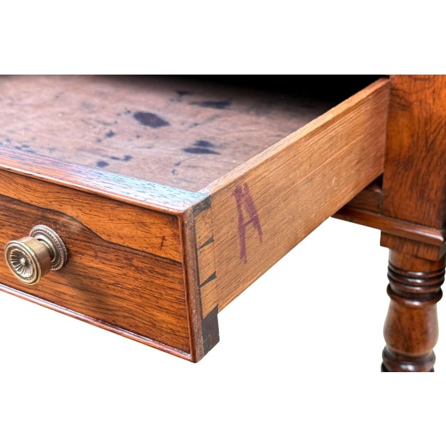 Early 19th Century Regency Rosewood Pembroke Table For Sale - Image 9 of 12