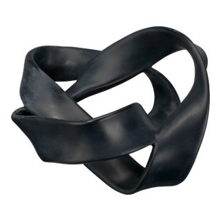 Jamie Young Tangled Table Object in Black For Sale