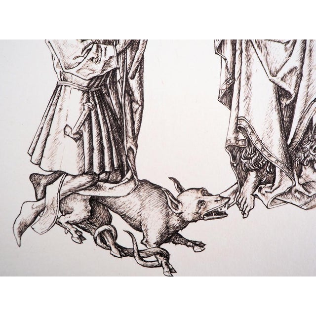 Cécile Reims, The War Between the Past and the Present, 20th Century, Etching For Sale - Image 8 of 10