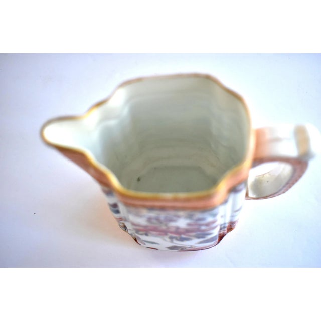 Peach Mid 19th Century Antique Copeland Spode Imari Pitcher For Sale - Image 8 of 10