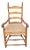 18Thc Pine Ladder Back Chair W/ Leather Seat Cushion For Sale
