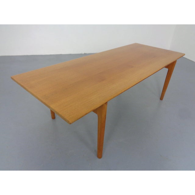 Teak Coffee Table by Hans J. Wegner for Andreas Tuck, Denmark, 1950s For Sale - Image 6 of 18