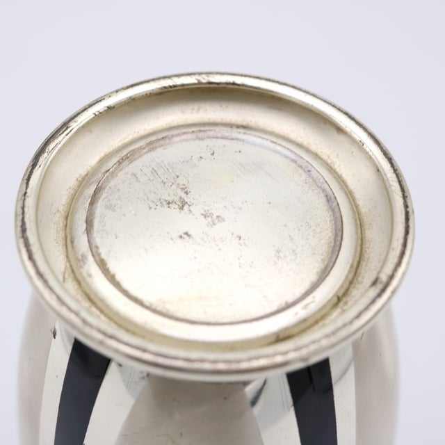 1930s Art Deco Period WMF Ikora Metal Vase Germany 1930 For Sale - Image 5 of 5