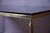 Large Hollywood Regency French Coffee Table in Gilded Brass Metal and Smoked Glass For Sale - Image 10 of 14