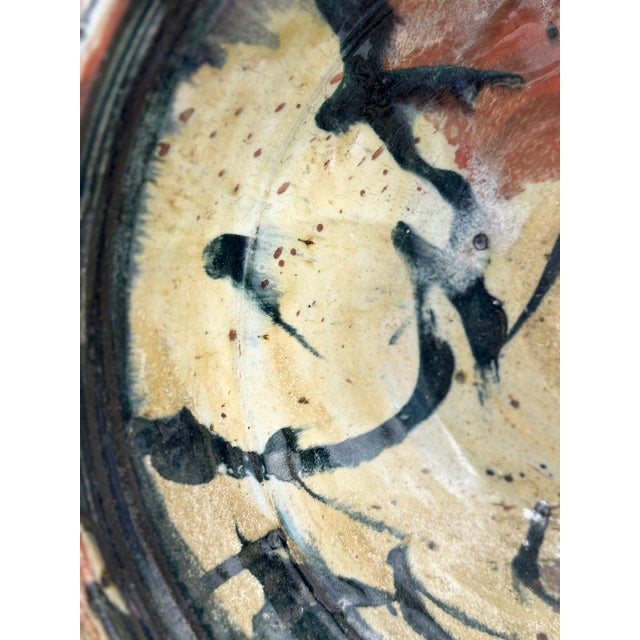 1990s Vintage Grand Bowl by Josette Miquels, 1994 For Sale - Image 5 of 9