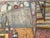 1950s 1956 Mid-Century Modern Abstract Harbor Village Mixed Media on Paper, Signed & Framed For Sale - Image 5 of 10