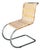 Vintage Mies Van Der Rohe for Knoll Cantilevered Chrome and Rattan Mr Chair For Sale