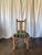 Rustic Set of Six 1960s Rustic French Oak Dining Chairs With Rush Seats For Sale - Image 3 of 8