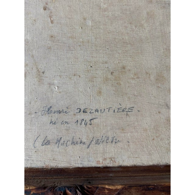 19th Century 19th Century Framed Oil on Board Landscape Painting For Sale - Image 5 of 5