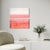 Contemporary Rebecca Koury Original "In Repose" Grey Coral Rose Diptych Contemporary Abstract Painting, Acrylic on Canvas, Carmel California Art, 2020 For Sale - Image 3 of 3