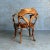 Sculptural Black Forest armchair crafted from interlaced stag and fallow deer antlers, circa 1900. Its distinctive...