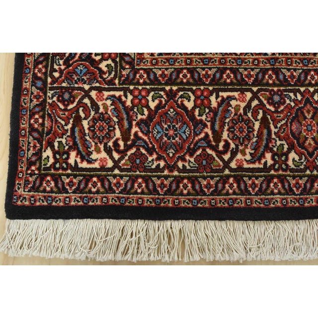 Fine Bidjar Rug 4’8” X 6’10” Red Wool Traditional Hand-Knotted Oriental Carpet For Sale - Image 10 of 13