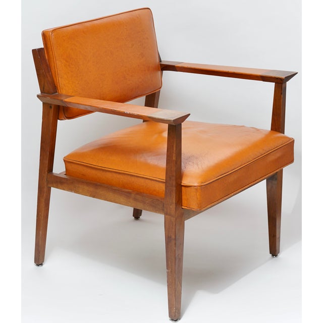 Mid 20th Century Mid 20th Century Stow & Davis Walnut Armchair For Sale - Image 5 of 8