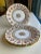 Ceramic Vintage Austrian China With Floral Design & Gilded Plates- Set of 3 For Sale - Image 7 of 7