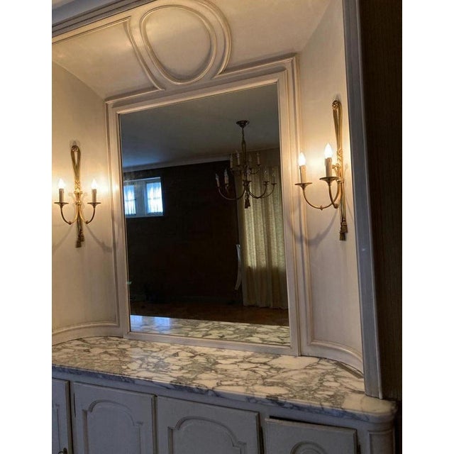 Large 19th Century French Gilt Bronze Knot, Tassel & Ribbon Wall Lights Sconces, Set of 2 For Sale - Image 17 of 18