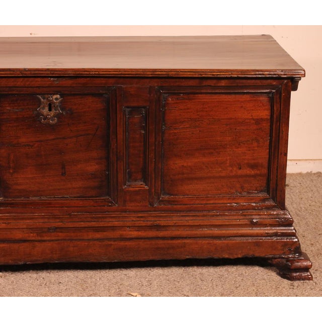 Antique Catalan Chest, 1600s For Sale - Image 4 of 15