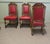 Antique Black-Forest Carved Oak Dining Chairs, Set of 5 For Sale - Image 4 of 10