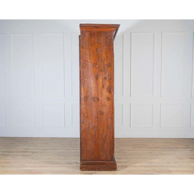 18th Century 18th-Century Tuscan Poplar Wardrobe Dated 1751 For Sale - Image 5 of 7
