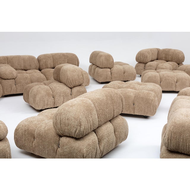 Mario Bellini Camaleonda Modular Sectional for B&b Italia, 1970s, 15 Pieces, New Bouclé For Sale - Image 17 of 18