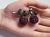 Metal Vintage Rhinestone Cherry Brooches Set For Sale - Image 7 of 8