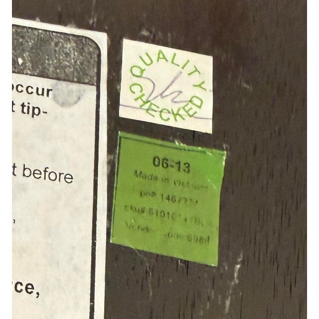 Traditional Restoration Hardware Shutter Single Armoire, Black For Sale - Image 3 of 12