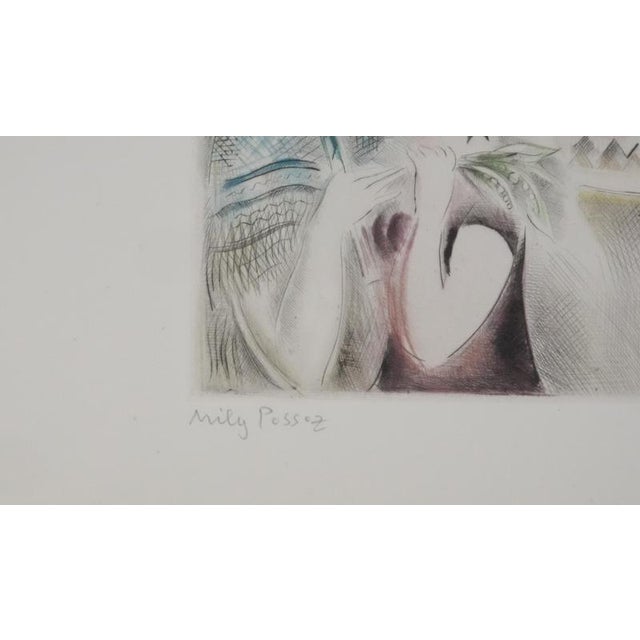 Modern Mily Possoz, The Funfair, Original Signed Engraving For Sale - Image 3 of 12