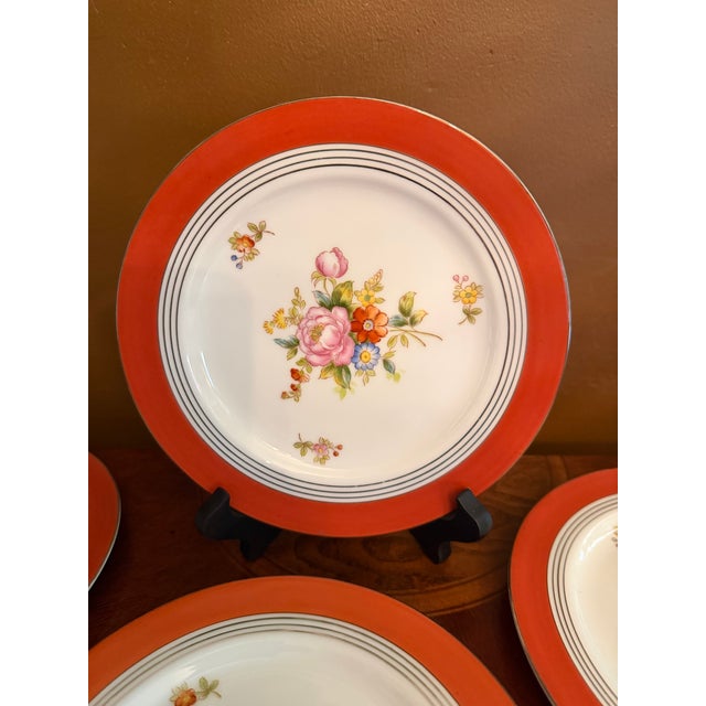 Noritake Vintage Noritake M 7 3/4" Bone China Bread Plates N749 Set of 8 ca.1950 For Sale - Image 4 of 11