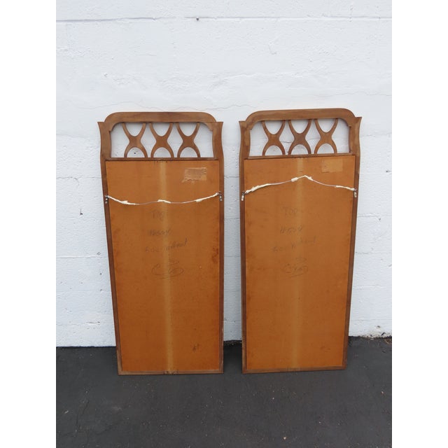 Red Lion Mid Century Modern Bathroom Wall Mirror a Pair 6602 For Sale - Image 15 of 16
