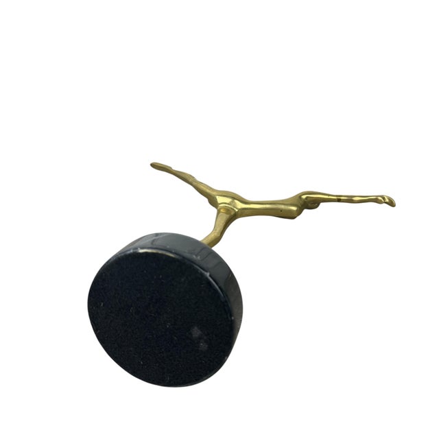 Vintage Brass Arabesque Ballerina Dancer For Sale - Image 11 of 11