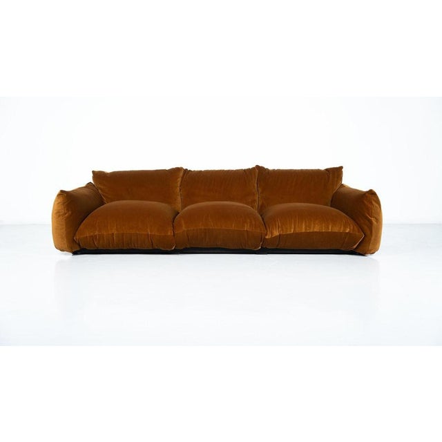 Mid-Century Modern Three-Seater Marenco Sofa by Mario Marenco, 1960 For Sale - Image 3 of 13