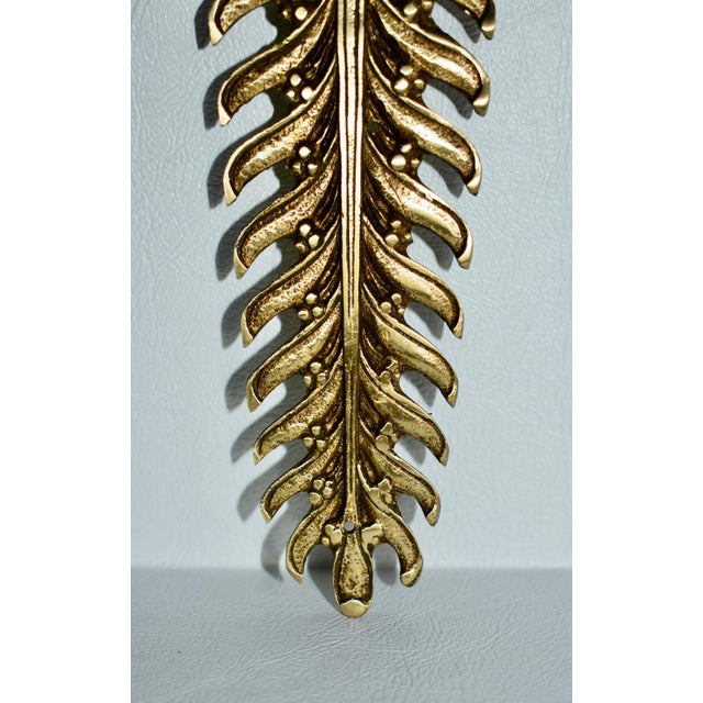 Antique French Empire Style Brass Ornate Ormolu For Sale - Image 4 of 11