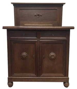 Art Nouveau Wood Buffet