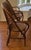Wood, Rattan. This item is unmarked. Made out of natural materials so there will be a natural variation including rattan...