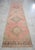 Long Turkish Hallway Runner 3x13, Muted Pink and Green Oushak Rug, Hand Knotted Vintage Runner, Mid-Century Entryway Rug For Sale - Image 10 of 15
