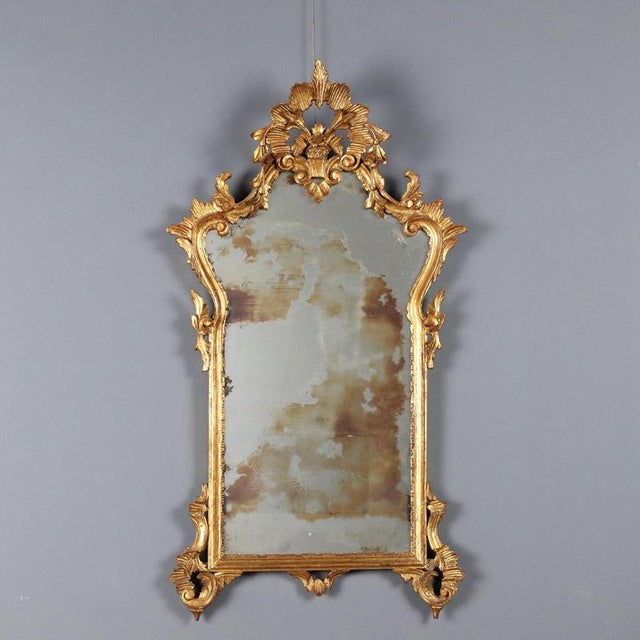 Rococo Mirror in Lombard, 20th Century For Sale - Image 11 of 11