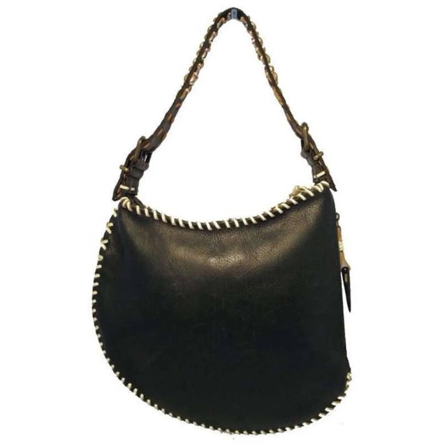 Contemporary Fendi Beaded Safari Handbag For Sale - Image 3 of 8