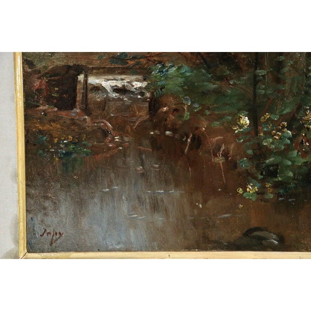 Late 19th Century The Stream Louis Aimé Japy 1840–1916 Hammer Prices to $43,000 For Sale - Image 5 of 9