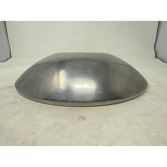 Silver 1960s Mid-Century Modern Dansk Polished Aluminum Serving Bowl by Jens Quistgaard For Sale - Image 8 of 8
