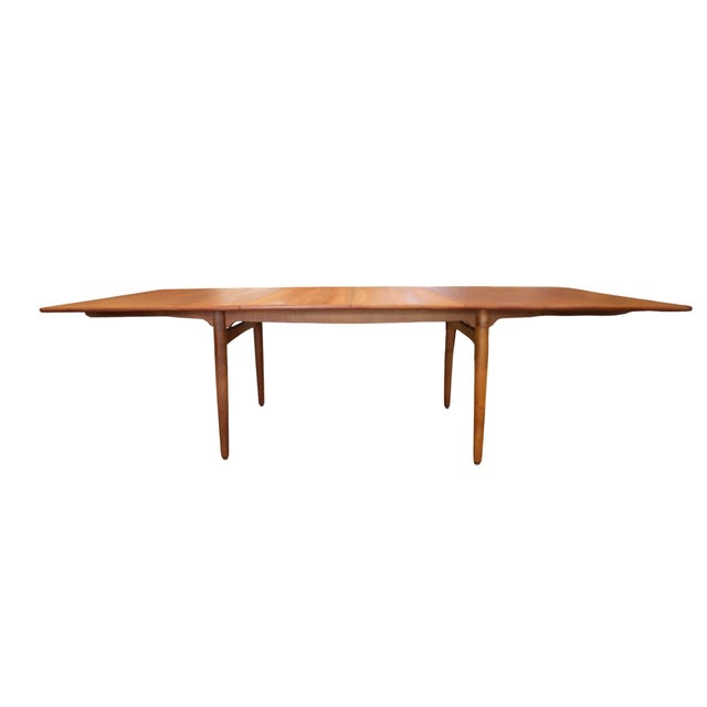 AT310 Dining Table in Teak and Oak by Hans J. Wegner for Andreas Tuck, 1950s For Sale - Image 16 of 18